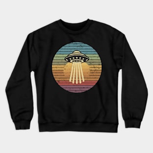 Retro vintage UFO Crewneck Sweatshirt